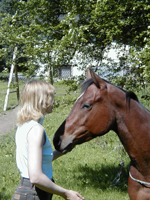 Sonja mit Robin